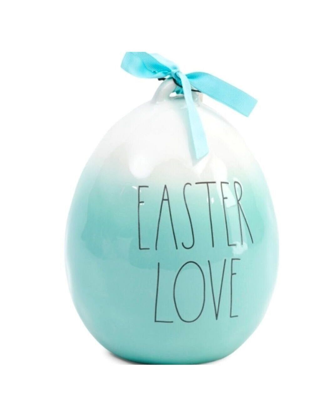 RAE DUNN EASTER LOVE CERAMIC EGG